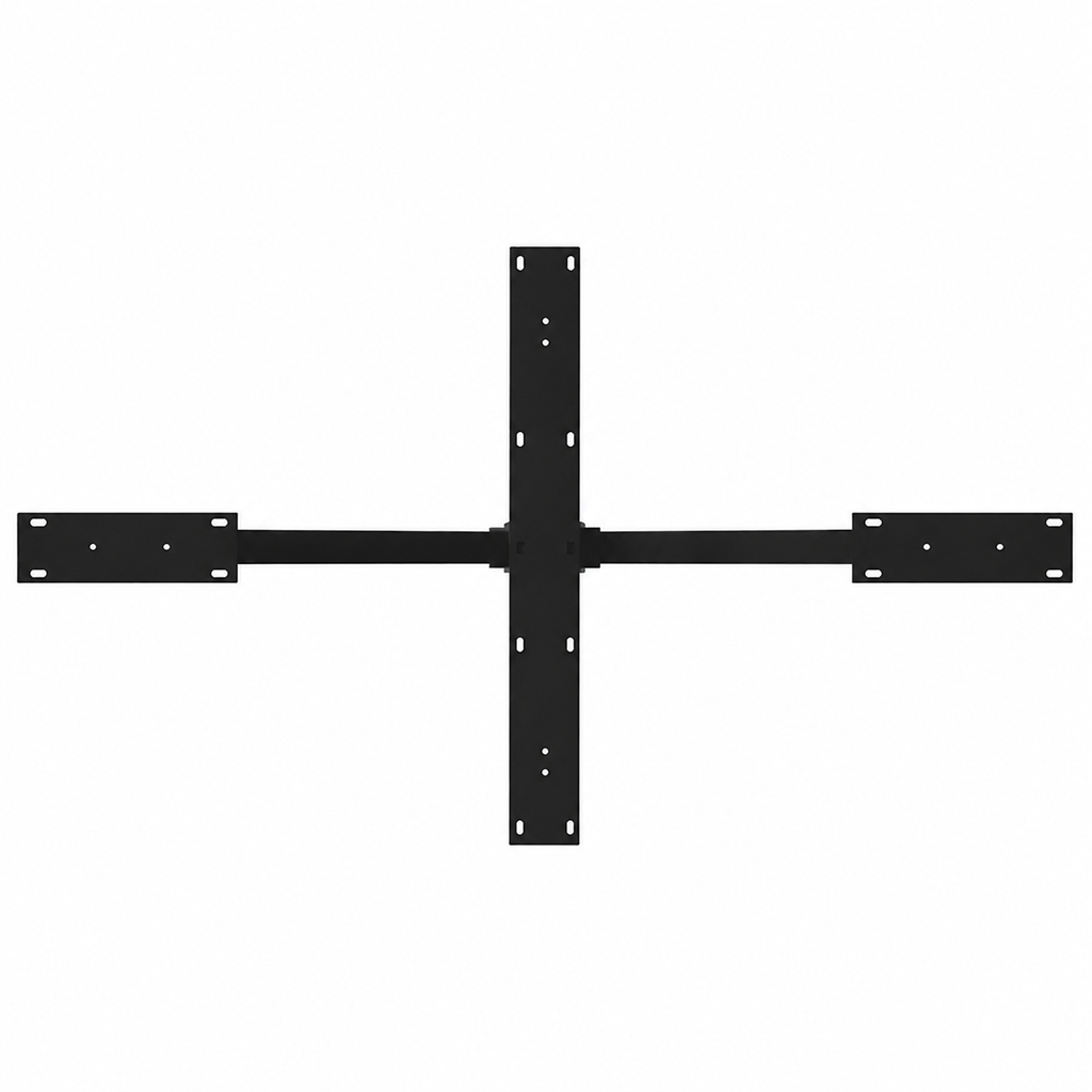 Pied de table Araignée en acier noir – 120 × 68 × 72 cm