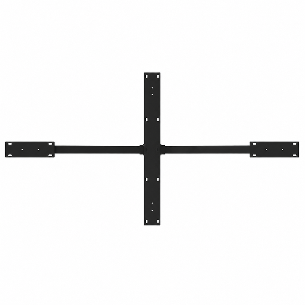 Pied de table Araignée en acier noir – 150 × 78 × 72 cm