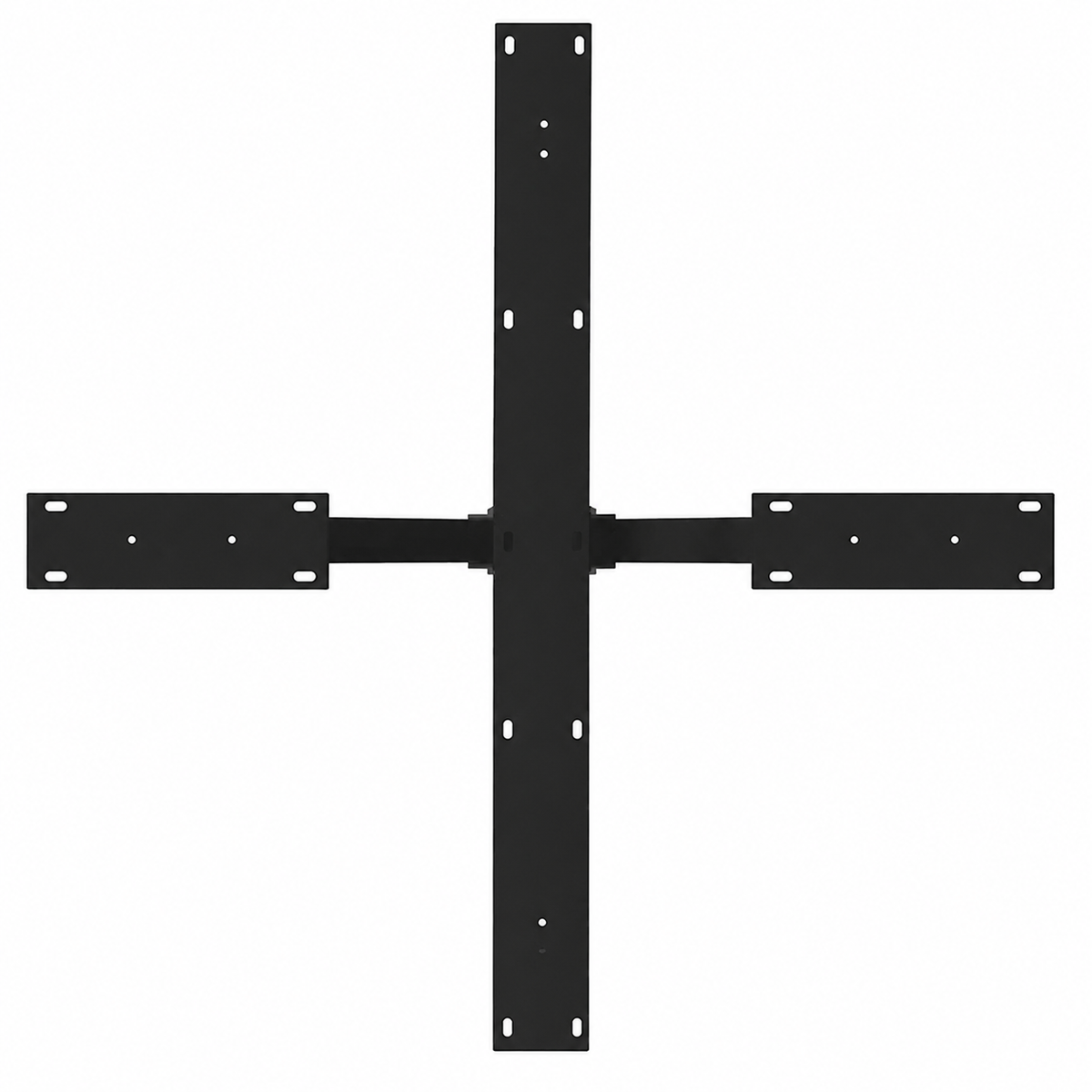 Pied de table Araignée en acier noir – 85 × 85 × 72 cm