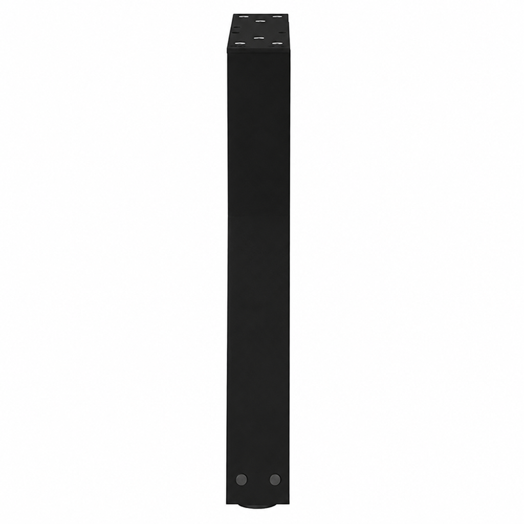 Pieds de table basse en X en acier noir – Lot de 2 – 28 × 42 cm