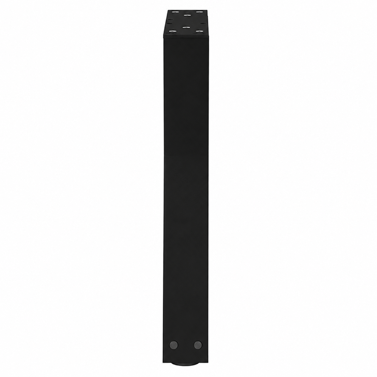 Pieds de table basse en X en acier noir – Lot de 2 – 28 × 42 cm